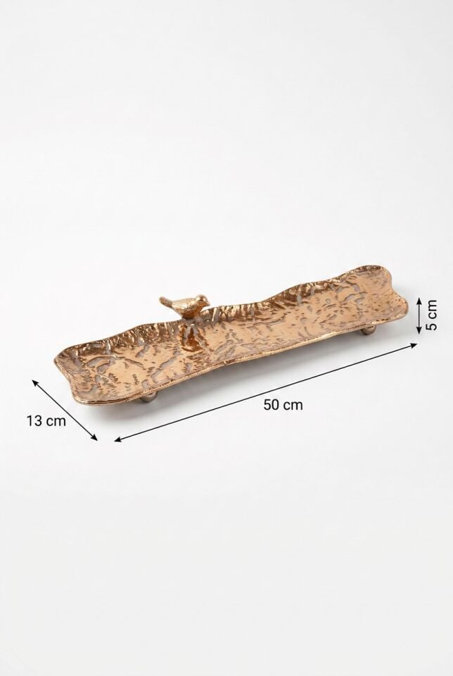 DEKORATİF METAL TEPSİ KÜÇÜK