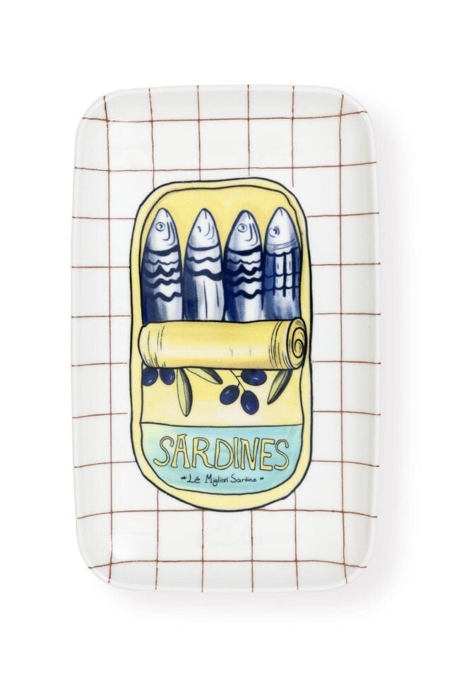 Italian Summer Dikdörtgen Servis Tabağı 31x20 cm