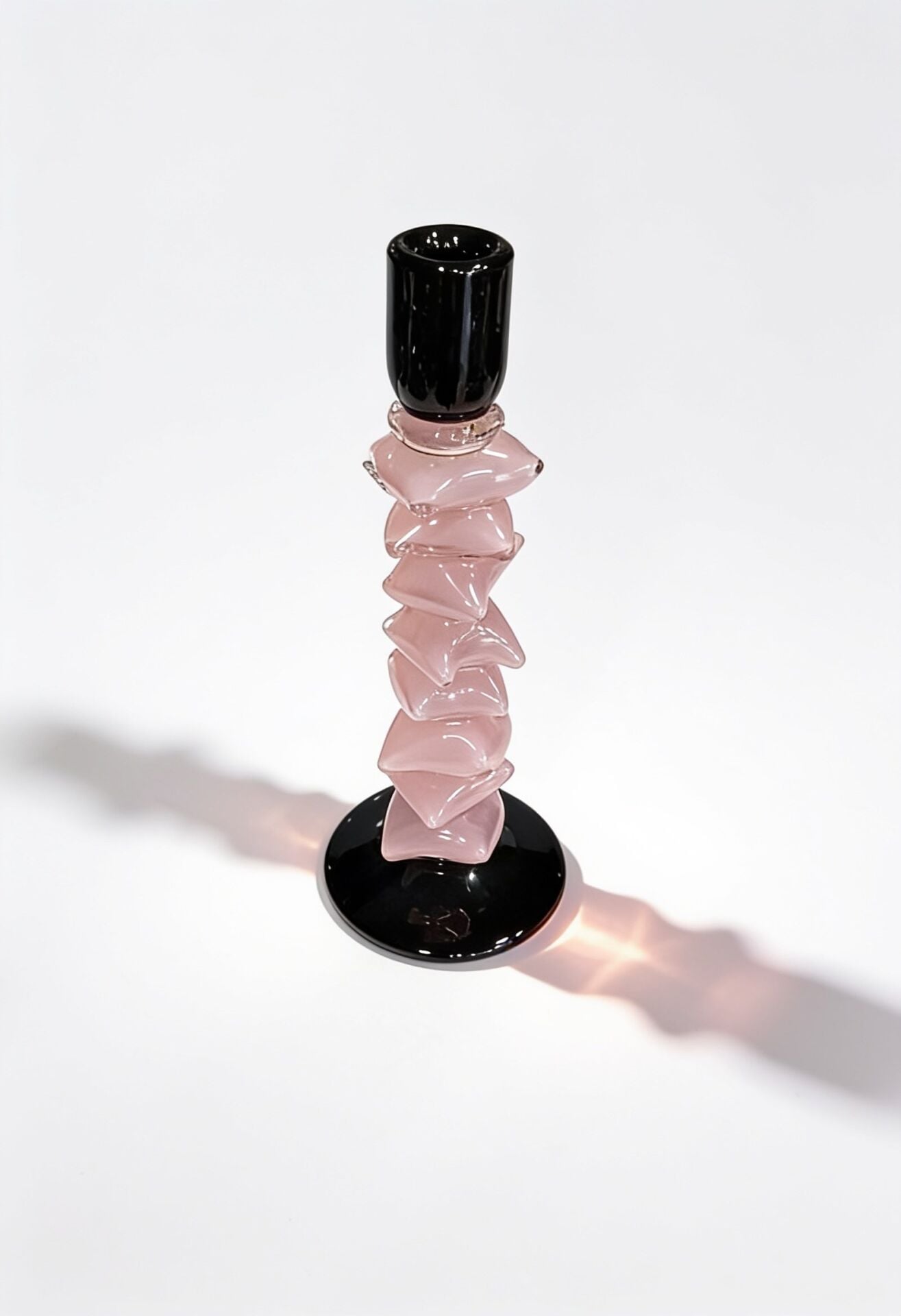 İTHAL SLICE CAM ŞAMDAN PEMBE BÜYÜK 33 CM
