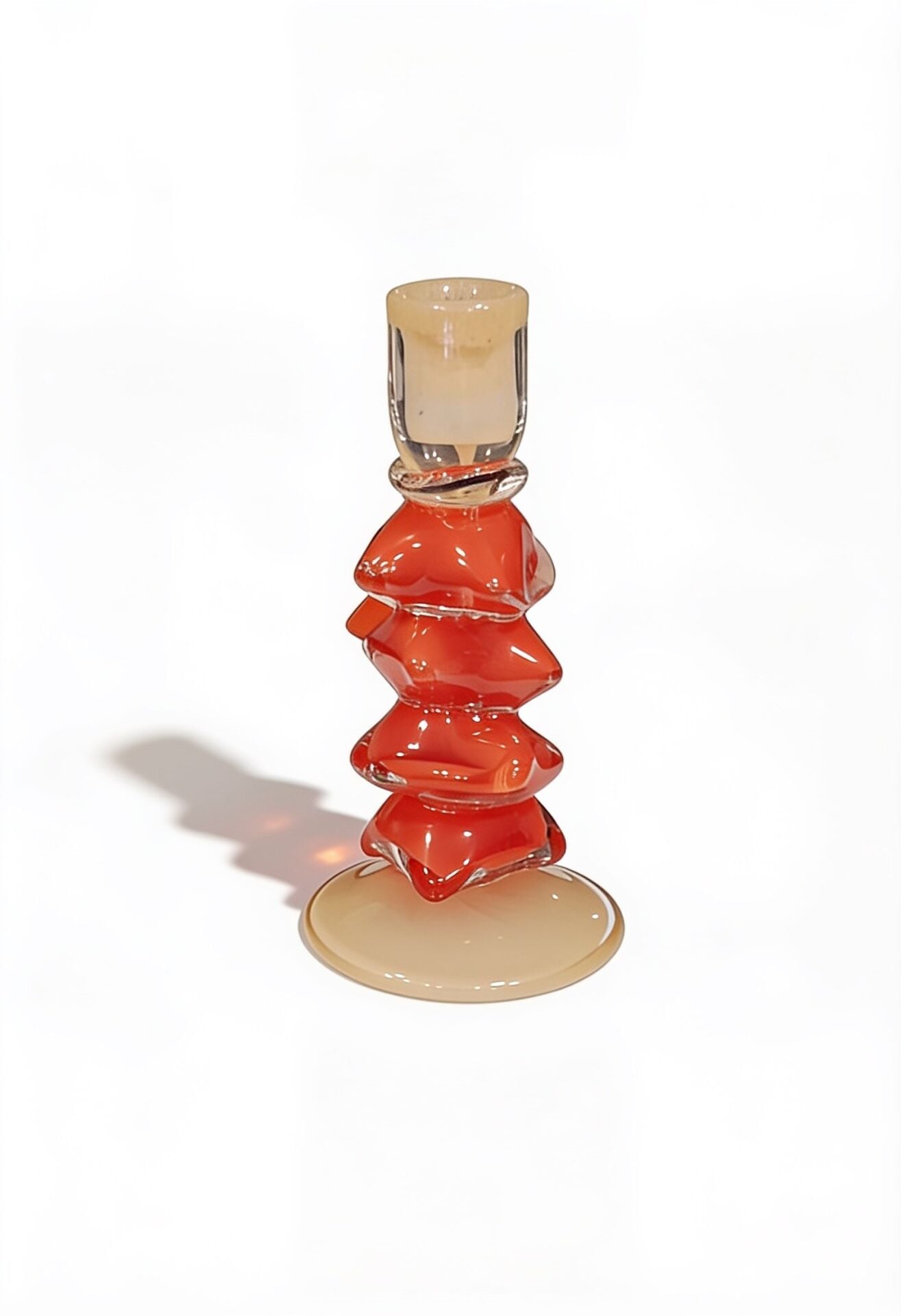 İTHAL SLICE CAM ŞAMDAN TURUNCU KÜÇÜK 24 CM