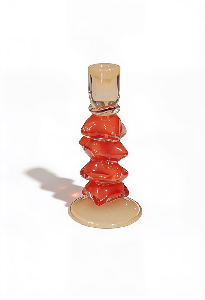 İTHAL SLICE CAM ŞAMDAN TURUNCU KÜÇÜK 24 CM