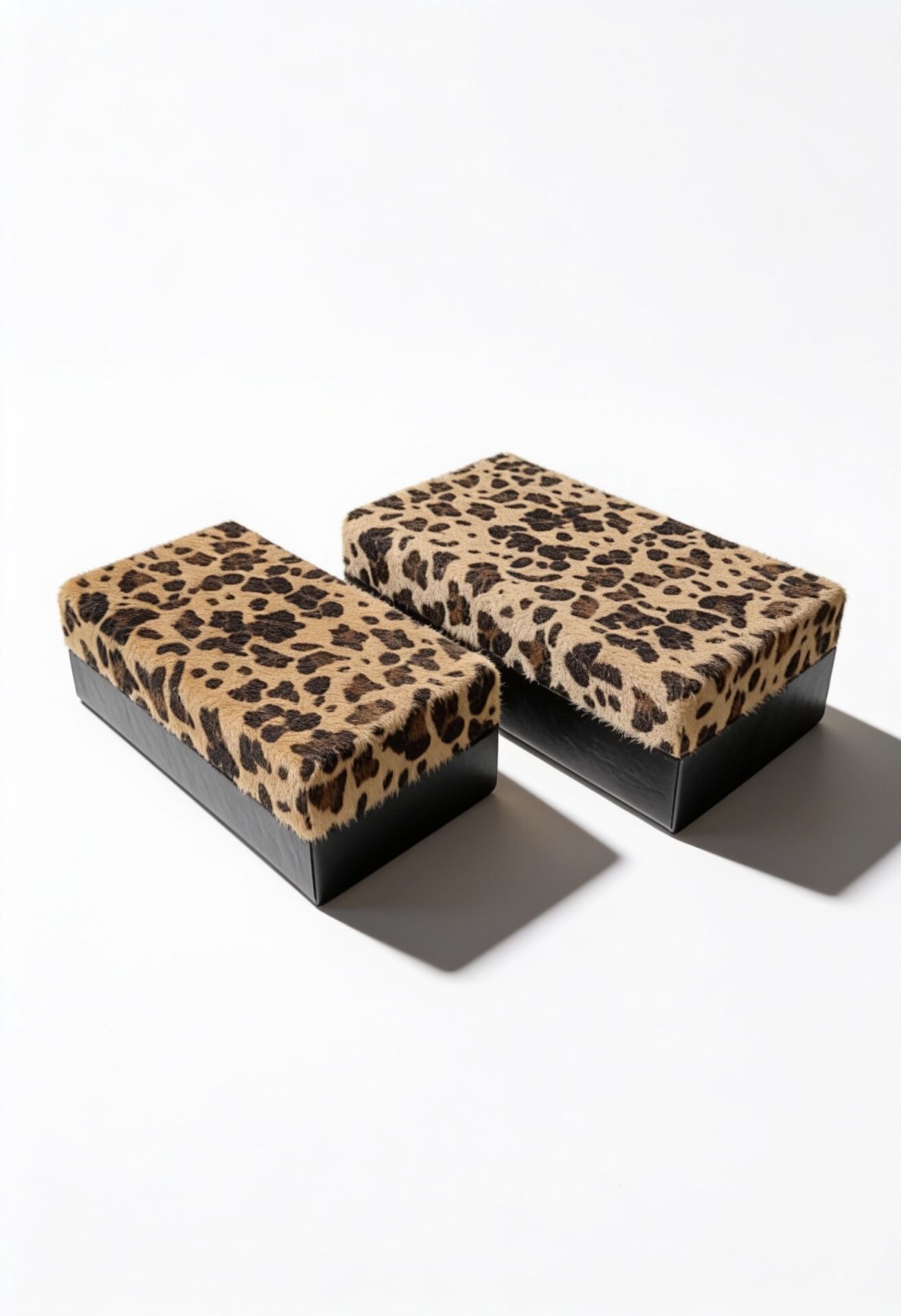 CASALONA KAHVE LEOPAR TÜY 2Lİ KUTU