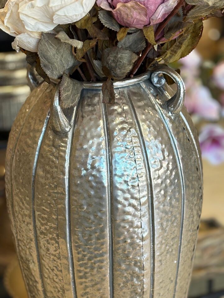 PANALI PNL-MG72 S METAL DEKORATİF VAZO 30.5*30.5*61.5 cm