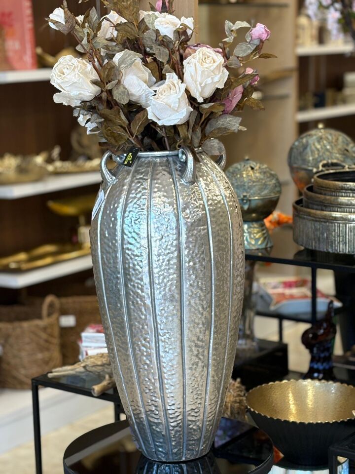 PANALI PNL-MG72 S METAL DEKORATİF VAZO 30.5*30.5*61.5 cm