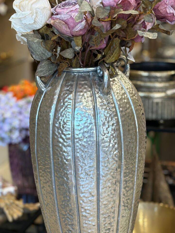 PANALI PNL-MG72 S METAL DEKORATİF VAZO 30.5*30.5*61.5 cm